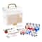 SINGER® Sew-It-Goes 255 Piece Sewing Kit & Craft Organizer Sewing Storage Case with Metallic Embroidery Thread